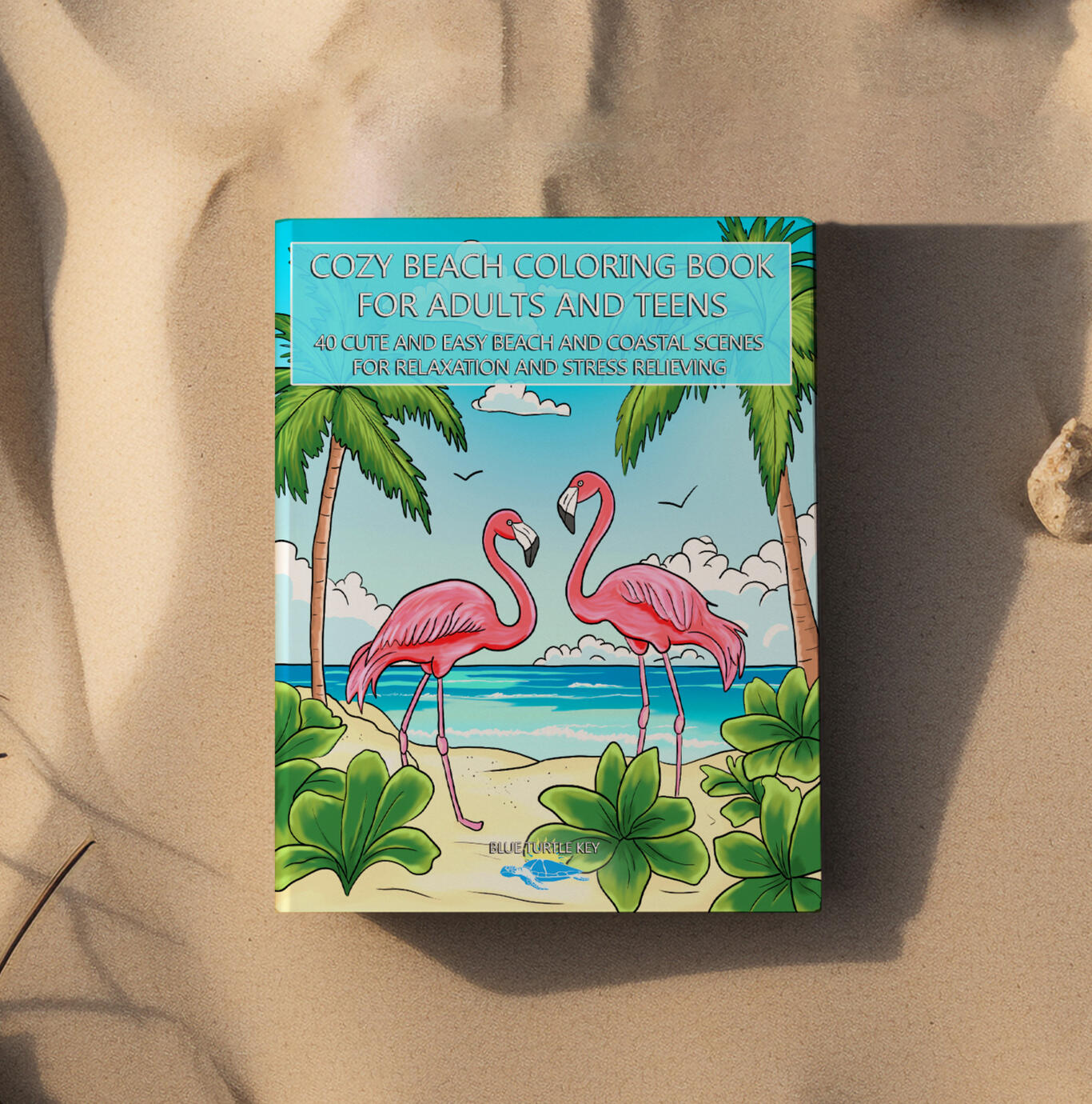 Cozy Beach Coloring Book